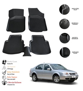 Vw Bora 2005 3D Havuzlu Paspas OTL
