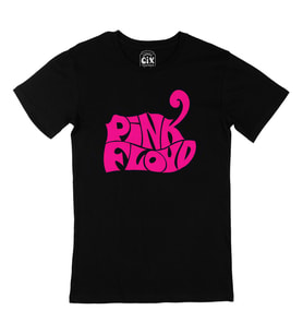 Pembe Pink Floyd Siyah Tişört