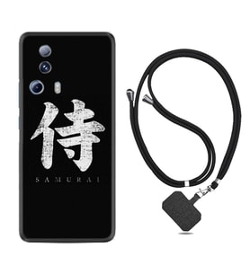 Xiaomi Mi 13 Lite Kılıf Resimli Boyun Askılı İpli Desenli Silikon Samurai 1340