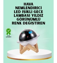 Projektör ışığı bulunan USB bağlantılı mini aromaterapi destekli hava nemlendirici