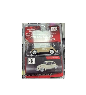 CCA Collectibles Series Volkswagen Beetle 1967 Bej 1/64 Model Araba