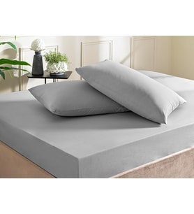 Color Dreams Ranforce Tek Kişilik Fitted Çarşaf Seti Antrasit