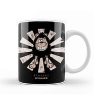 Gnasher Retro Japanese Kupa Bardak Porselen