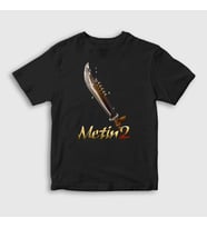 Presmono Unisex Çocuk Siyah Essential Oyun Metin2 T-Shirt 521567tt