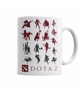 Dota 2    Kupa Bardak Porselen