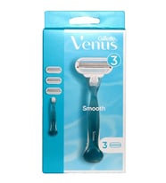 Gillette Venüs Smooth Kadın Tıraş Makinesi + 3 Yedek Tıraş Bıçağı