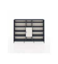 Arges Dolap 12 Raflı Tek Kapaklı  220x30x163 Antrasit-Aytaşı/Antrasit