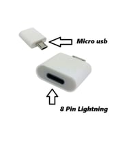 iPhone 8 Pin to Samsung Mikro Usb Çevirici Dönüştürücü Adaptör