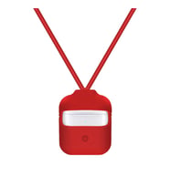 Blogy AirPods ile Uyumlu Silikon Kılıf Red (Kırmızı)