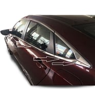 Honda Civic 2019 FC5 Sedan Paslanmaz Çelik Krom Cam Çıtası 8 Parça