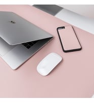 Kişiye Özel Hakiki Full Grain Deri Masa Matı 37x80 cm El Yapımı Ofis Sümeni ve Mouse Pad