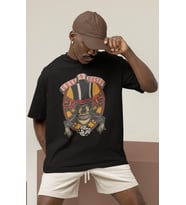 Tasarım Guns 'N Roses Rock Metal Müzik Grubu Baskılı Unisex Oversize Tişört