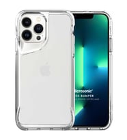 Microsonic Apple iPhone 13 Pro Max Kılıf Trex Bumper Şeffaf (Renksiz)