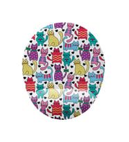 Sevimli Kedi Tasarım Bilek DestekliKaymaz Buruşmaz Kırılmaz Mouse Pad (Çok Renkli)