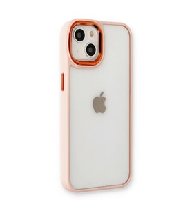 Apple iPhone 14 Plus Kılıf Dora Kapak - Pudra