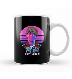 Haikyuu Miya Osamu Neon Haikyuu Anime Kupa Bardak Porselen