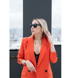 Özel Rolex Model Bayan Damla Kolye