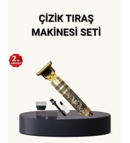 Mey İthalat® Profesyonel Çizik Tıraş Makinesi – T Çelik Bıçaklı, 120 Dakika Şarjlı Kullanım, 3 Başlıklı