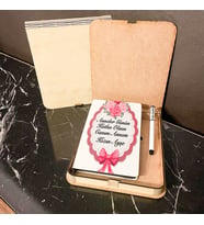 Anneler Günün Kutlu Olsun Canım Annem Ahşap Kutulu Defter Kalem Set
