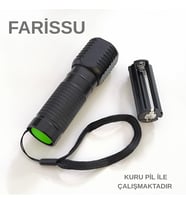 OR-1888 Mini LED El Feneri - Deprem Feneri - 3x AAA Kuru Pil Uyumlu (Piller Dahil Değildir)