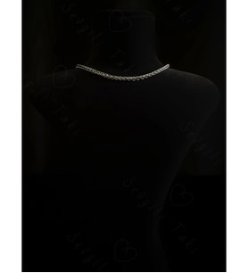 Burgu Model Choker Çelik Zincir Kolye- 777 Serisi