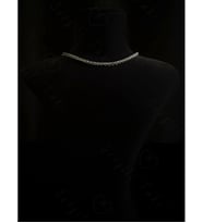 Burgu Model Choker Çelik Zincir Kolye- 777 Serisi