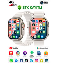 Watch One Ultra 4G SIM Kartlı Android Akıllı Saat Kameralı GPS WiFi YouTube Destekli Çocuk-Yetişkin
