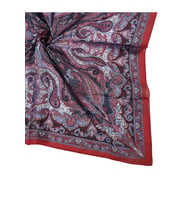 Enba Soft Pamuk Etnik Desenli Eşarp (Kırmızı-Siyah)