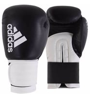 Adidas Hybrid100 Boks Eldiveni, Torba Antrenman Eldiveni Gloves (Siyah-Kırmızı)