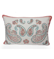 Faralya Life %70 Pamuk %30 Polyester Şal Desenli 2 li Dekoratif Kırlent Kılıfı Bohem Modern Koltuk Yastık Kılıfı