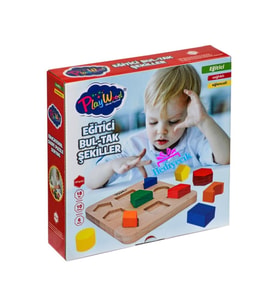 Ahşap Eğitici Bul Tak Şekiller-389