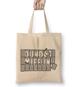Dunder Mifflin Paper Company Bez Çanta Uzun Saplı