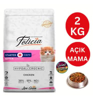 Felicia Az Tahıllı 2 Kg Açık Kitten Yavru Tavuklu HypoAllergenic Kedi Maması