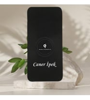 KİŞİYE ÖZEL İSİM BASKILI KABLOSUZ POWERBANK (Siyah)