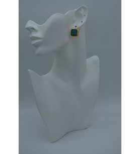 STONEAGE JADE TAŞLI EL YAPIMI KÜPE