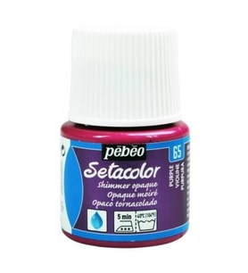 Pebeo Setacolor Shimmer (Pırıltılı) Opak Kumaş Boyası 65 PURPLE 