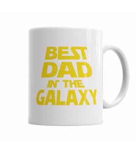 Best Dad İn The Galaxy Kupa Bardak Porselen