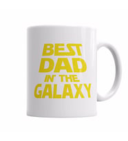 Best Dad İn The Galaxy Kupa Bardak Porselen