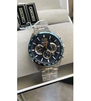 Seiko Kronograf SSB345P Quartz Çelik Gri 10ATM 44 mm Erkek Kol Saati