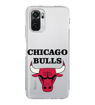 Xiaomi Redmi Note 10 4G  Kamera Korumalı Kapak Chicago Bulls Tasarımlı Şeffaf  Kılıf