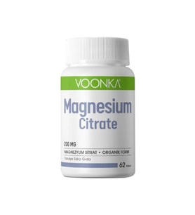Voonka Magnesium Citrate 200 Mg 62 Tablet
