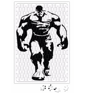 Kpplay Hulk Puzzle 240 Parça Yapboz