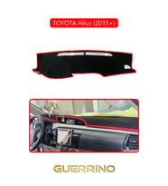 TOYOTA Hilux (2015+)TORPİDO KORUMA HALISI KIRMIZI KENAR