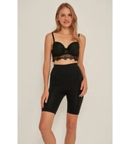 Amora Secret Siyah Mı Emay 3005 Soft Uzun Paçalı Boxer Korse