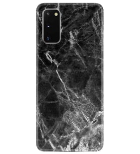 Samsung A02S A03S A10 A12 A13 A21S A22 Kılıf Desenli Silikon Kara Mermer 1375