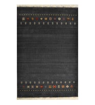 Hoom Rugs Wool Funky 804 Antrasit Klasik Salon Halısı
