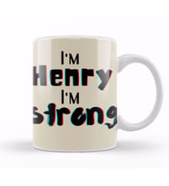 Henry Name Custom Design Gift Baby Gift For Him Kupa Bardak Porselen