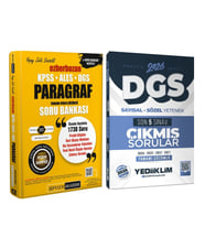Yediiklim 2026 DGS Son 5 Yıl Çıkmış Sorular ve Pegem Ezberbozan Paragraf Soru Bankası Seti 2 Kitap