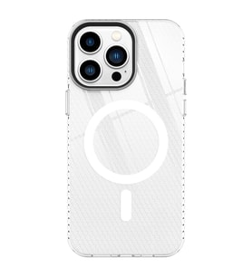 Apple İphone 14 Pro Kılıf Beta Magneticsafe Silikon - Şeffaf