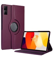 Xiaomi Redmi Pad SE Uyumlu 11 inç Döner Standlı Tablet Kılıfı (Mor)